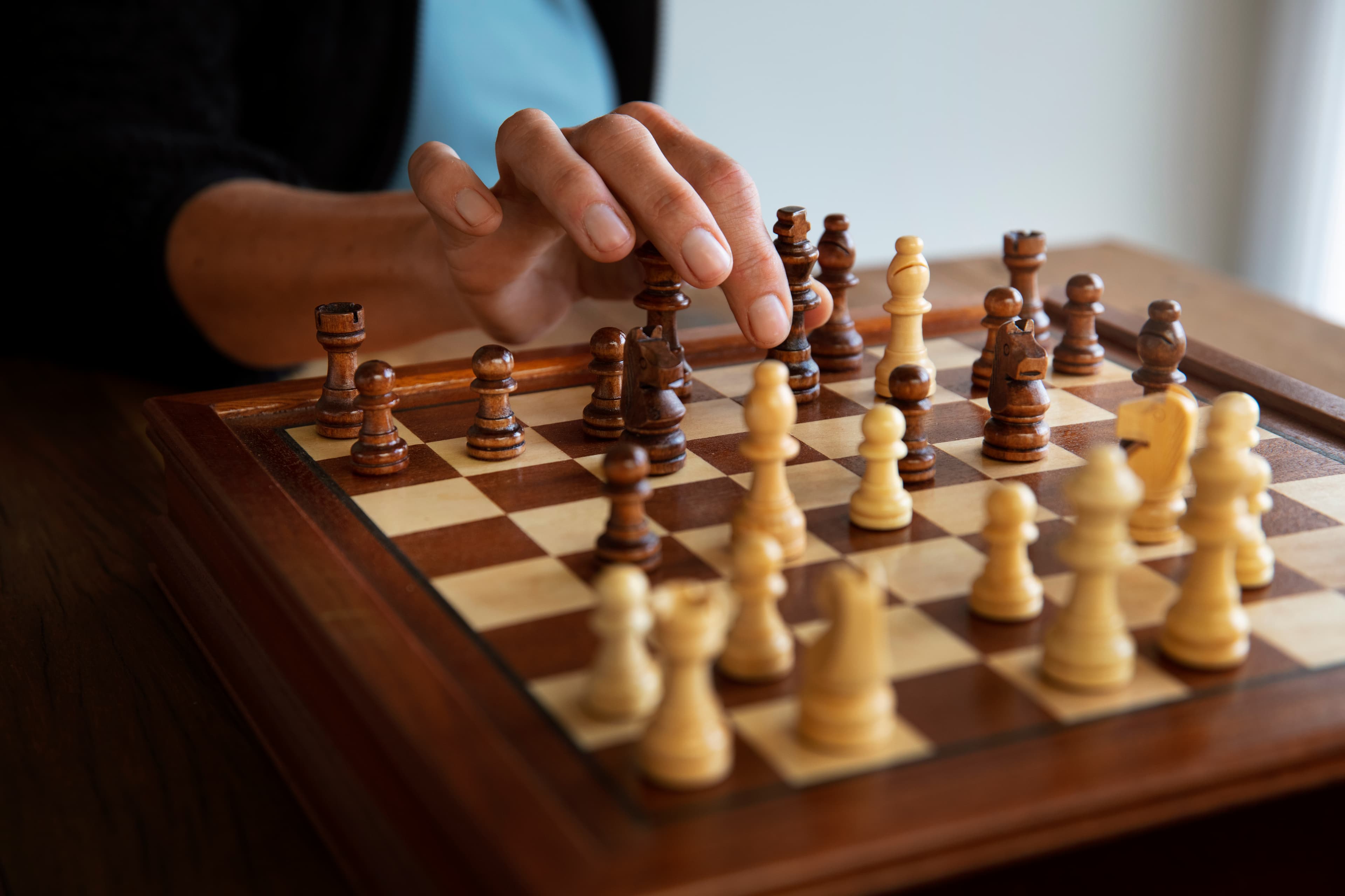 Chess players at Veena Vidhyalaya